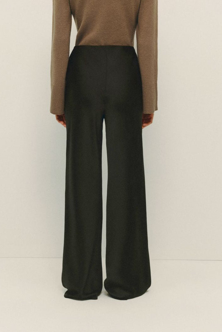 Dayna Satin Pant- Black