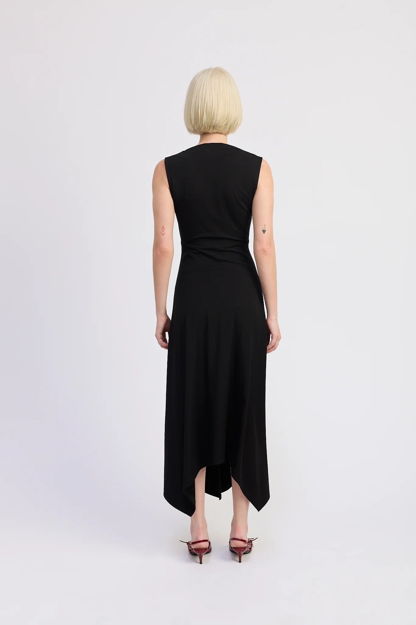 Piper Knit Midi Dress- Black