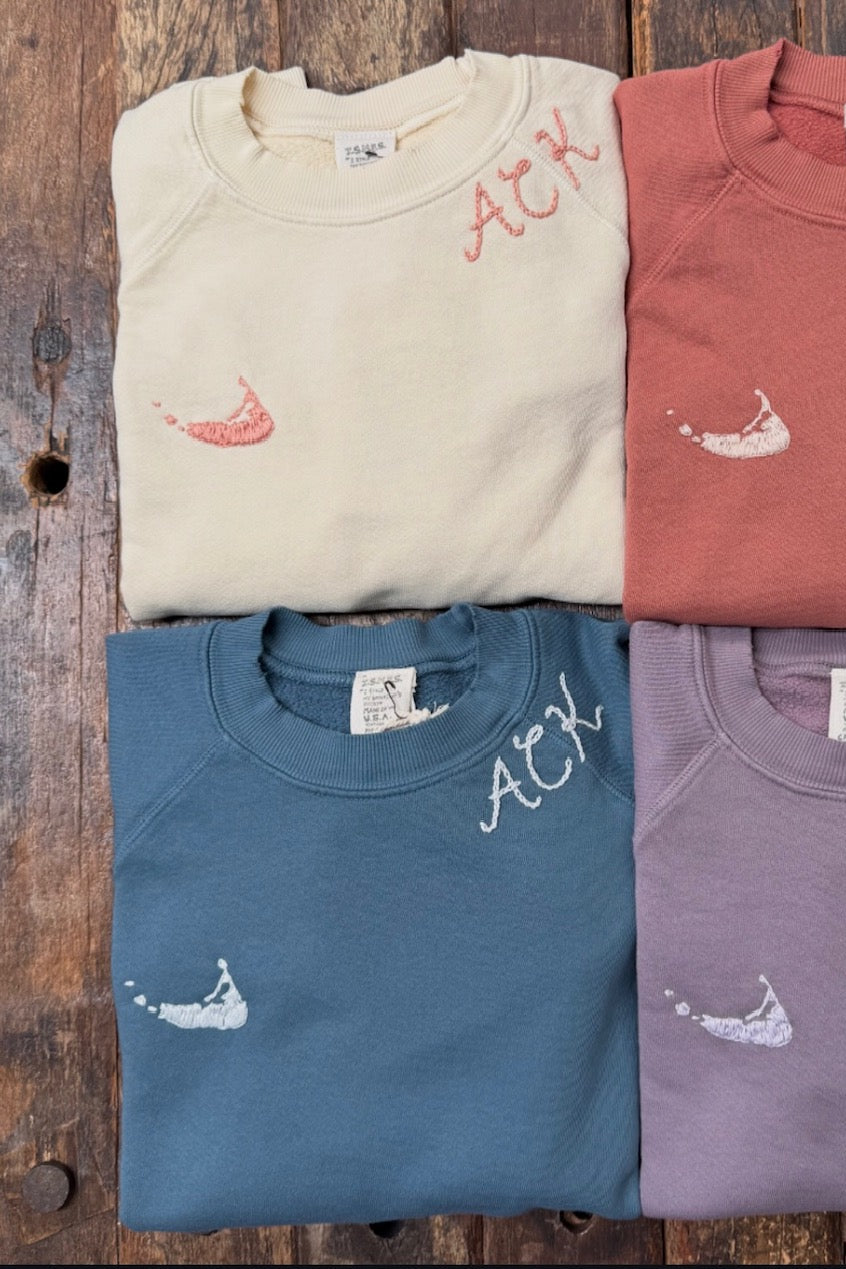 "ACK" Island Sweatshirt - Moonlight
