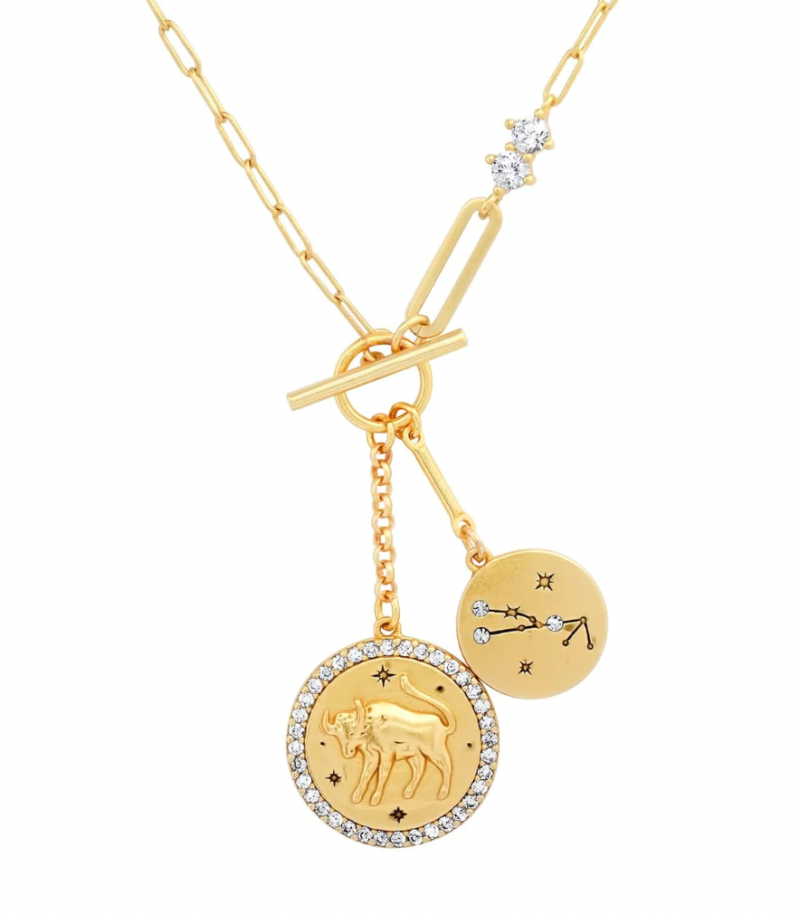 Gold Double Zodiac Pendent