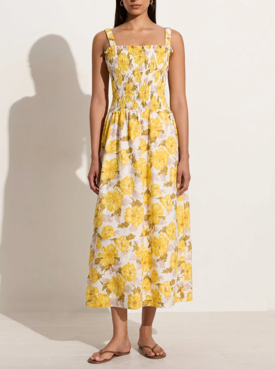 Messina Midi Dress - Isadora Floral | Salt Nanticket Salt Boutique Messina Midi Dress - Isadora Floral | Salt Nanticket Salt Boutique