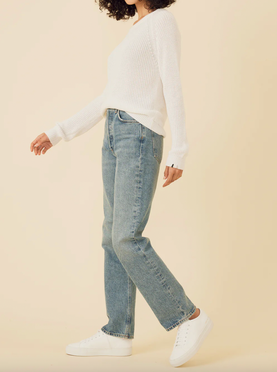 Raleigh Pullover - White