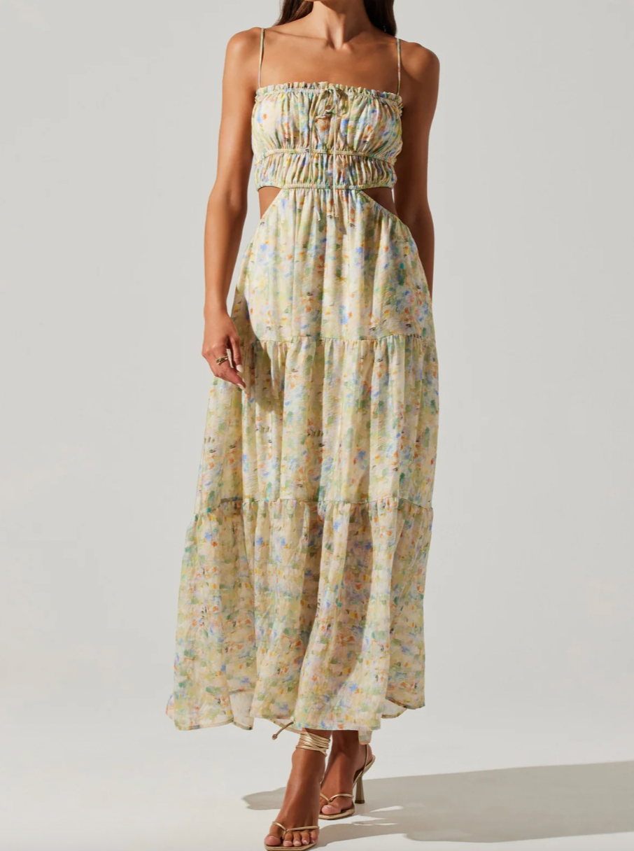 Odina Floral Maxi Dress Odina Floral Maxi Dress