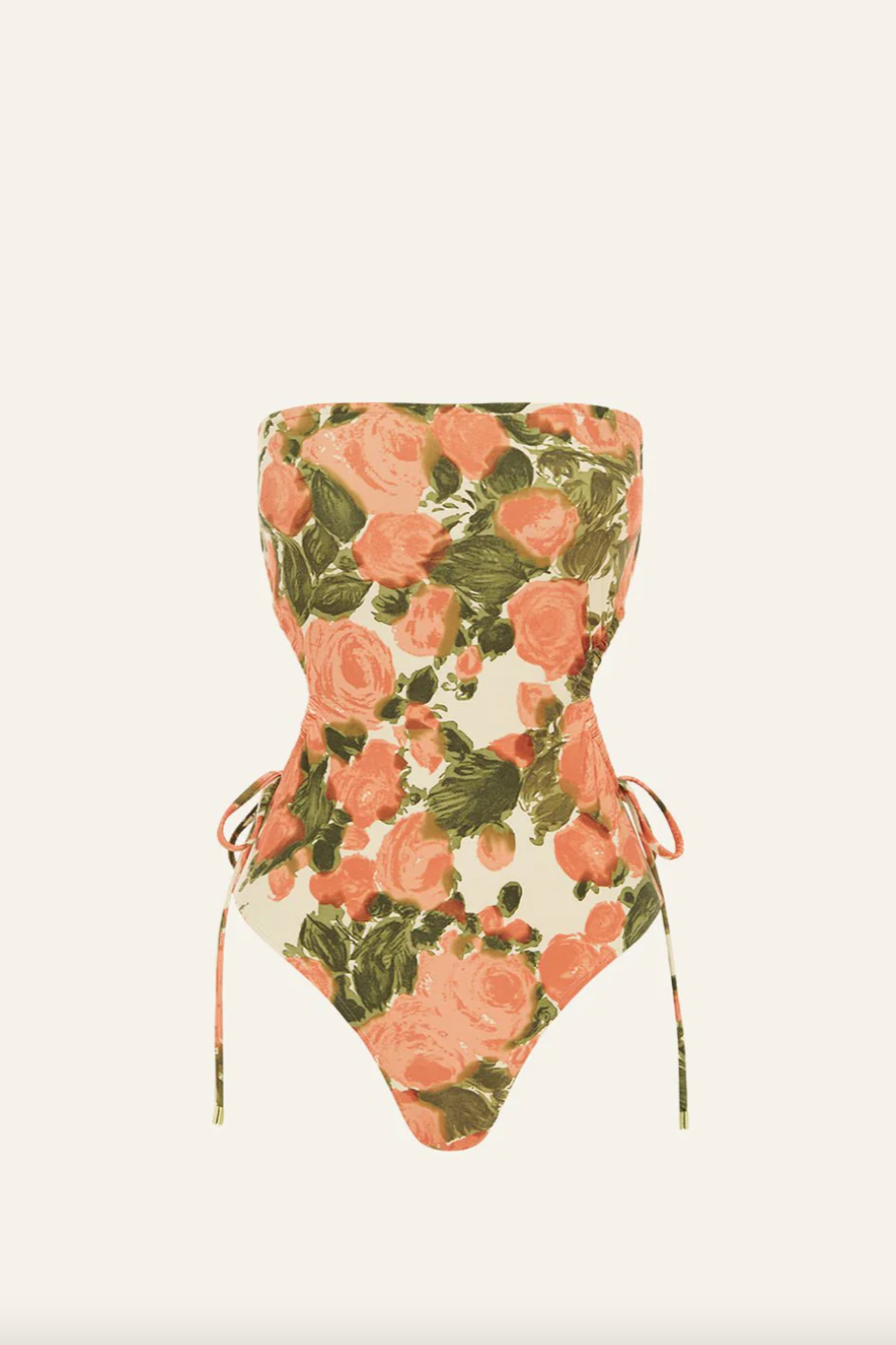 Strapless Cut Out One Piece