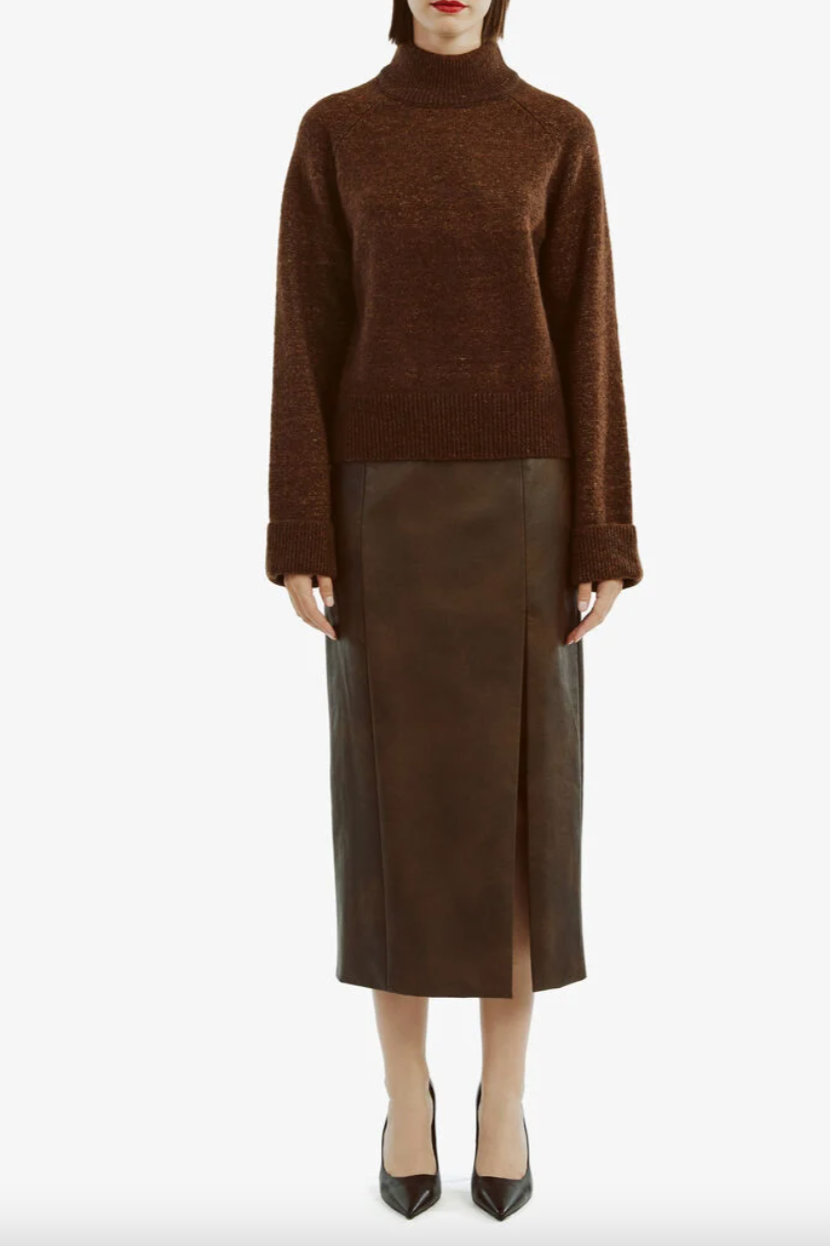 Dante Vegan Leather Midi