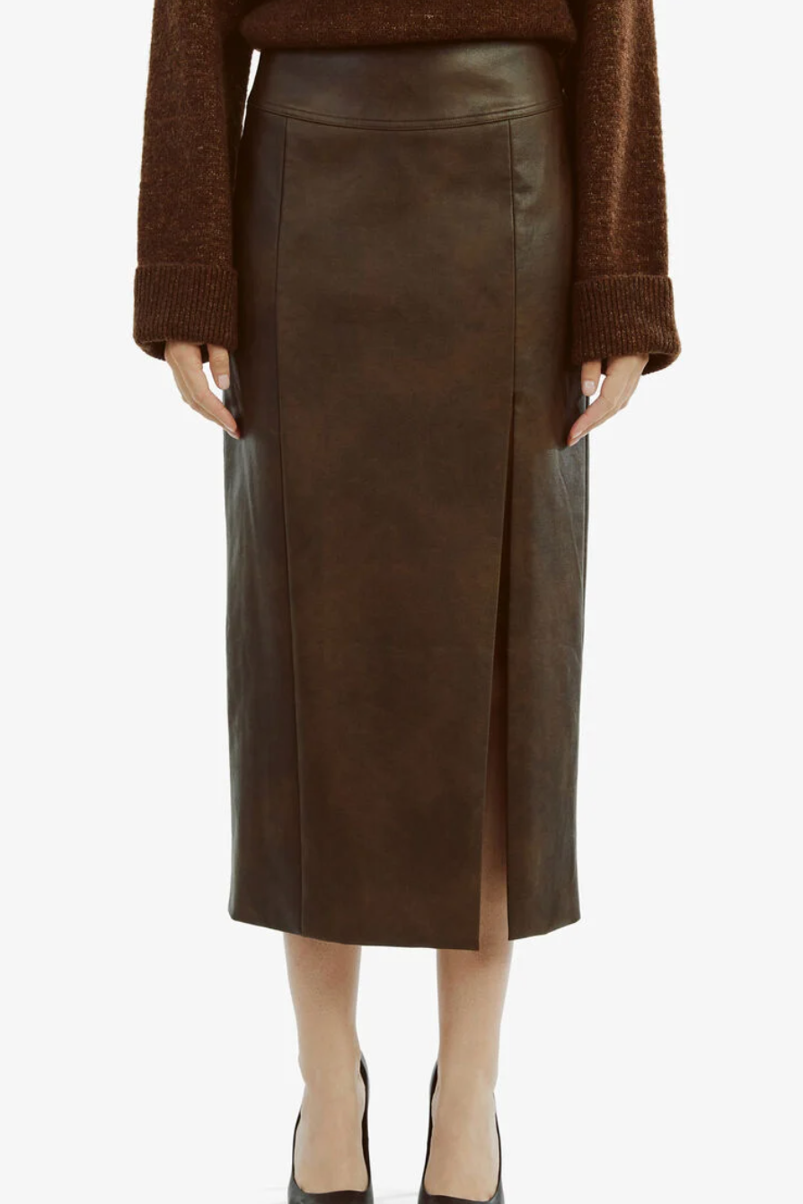 Dante Vegan Leather Midi