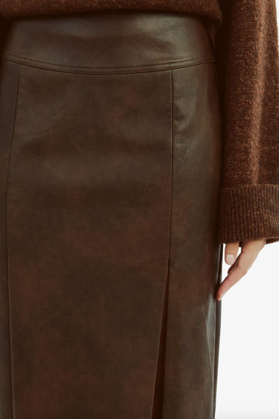 Dante Vegan Leather Midi