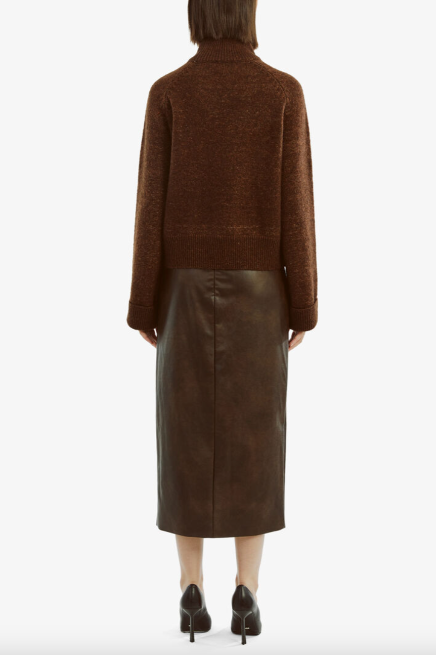 Dante Vegan Leather Midi