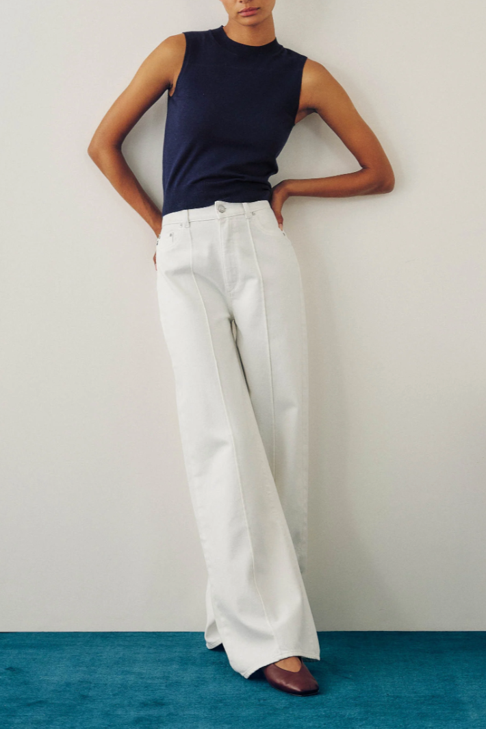 Hepburn Wide Leg High Rise 32" Jeans