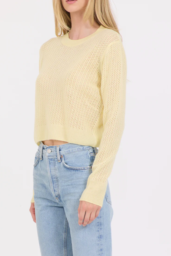 Camille Cashmere Pointelle Pullover