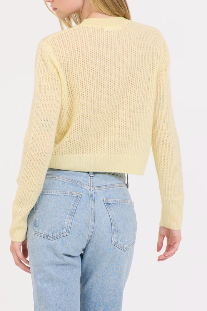 Camille Cashmere Pointelle Pullover