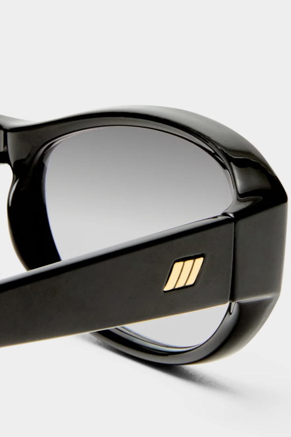 Le Specs Dont Cha Sunglasses - Black / Smoke Mono