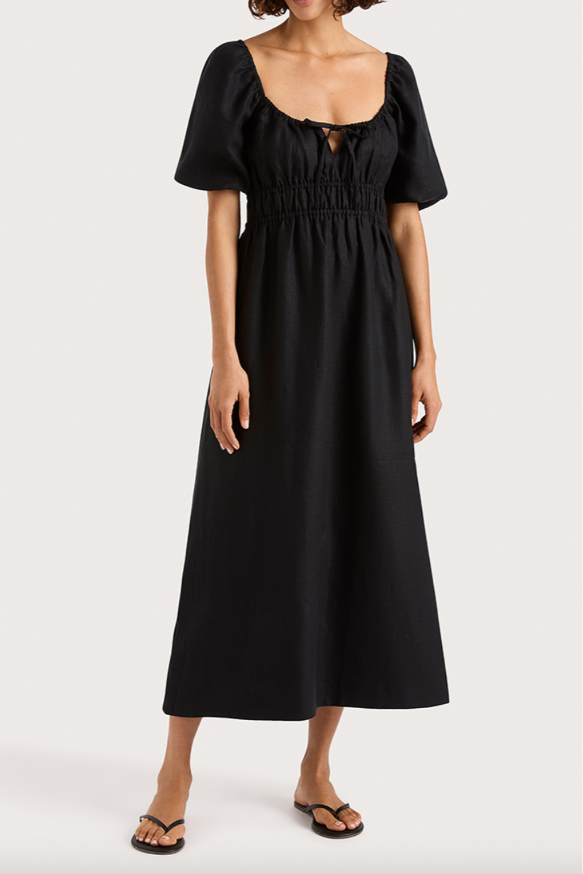smooth lines midi dress Smooth Lines Midi Dress Olive POLLYMOLLYS