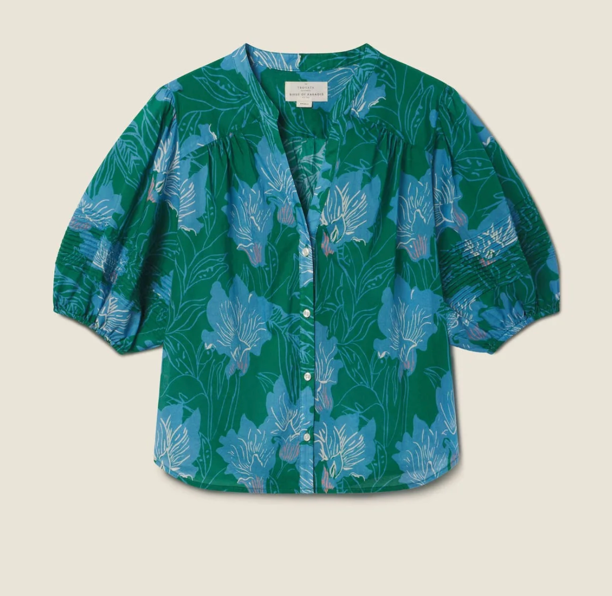 Loren Blouse - Blue Orchid