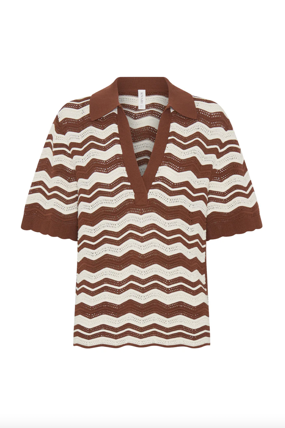 Sarah Knit Polo Top