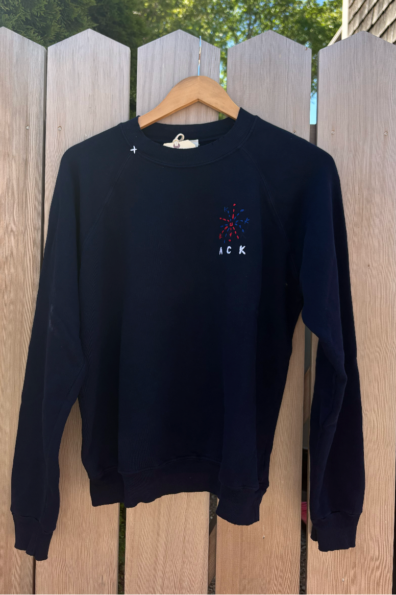 "ACK" Fireworks Sweatshirt - Navy