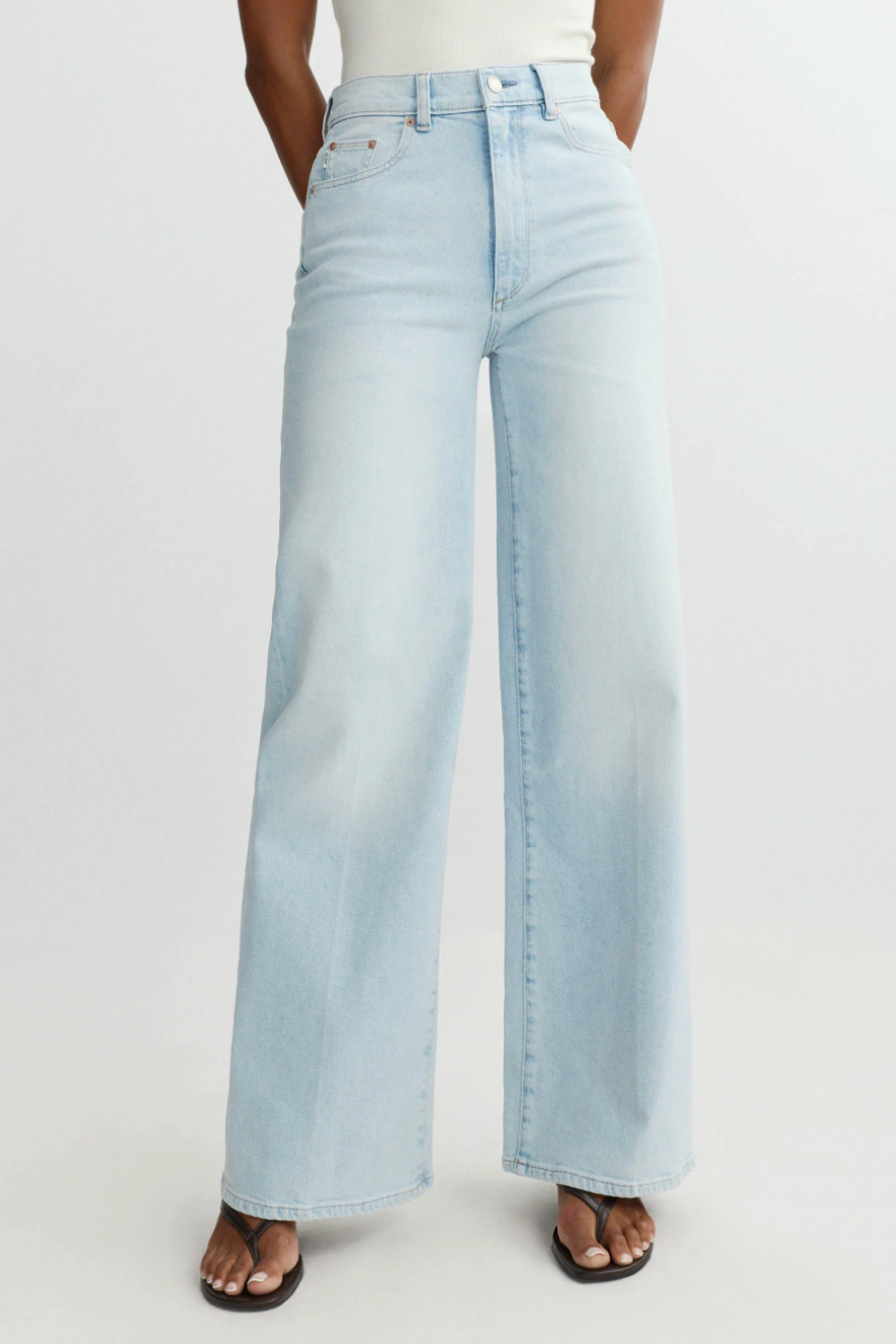 Hepburn Wide Leg High Rise 32" Jeans