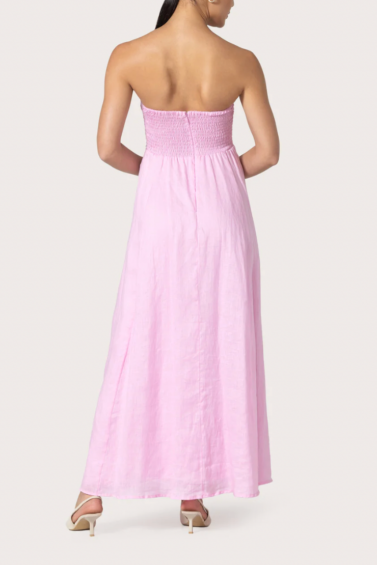 Talia Linen Maxi Dress