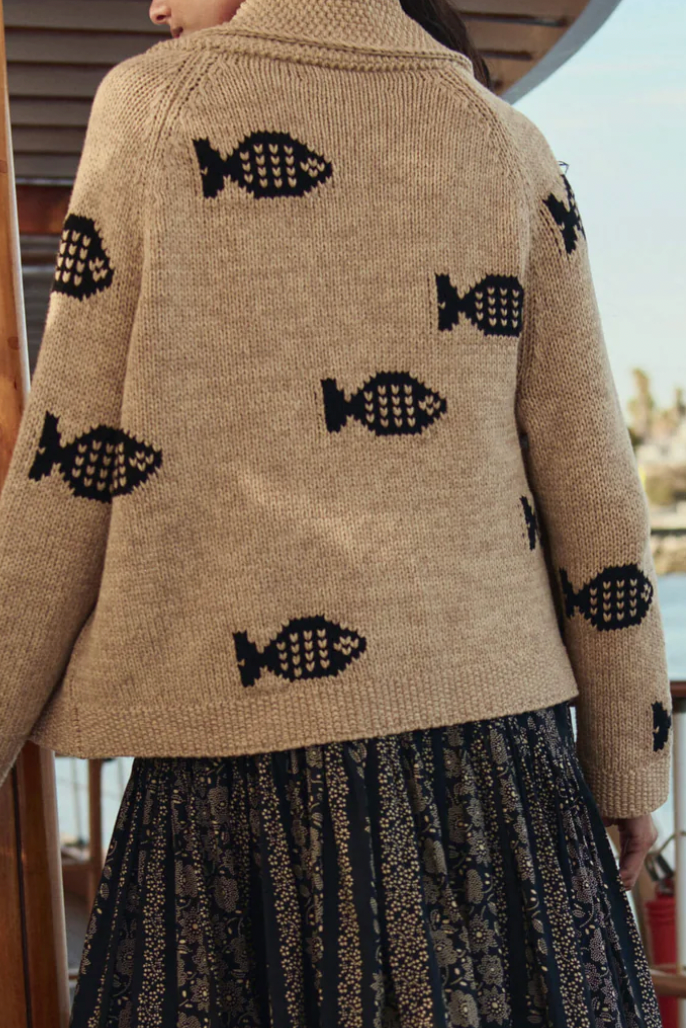 The Swimming Fish Lodge Cardigan