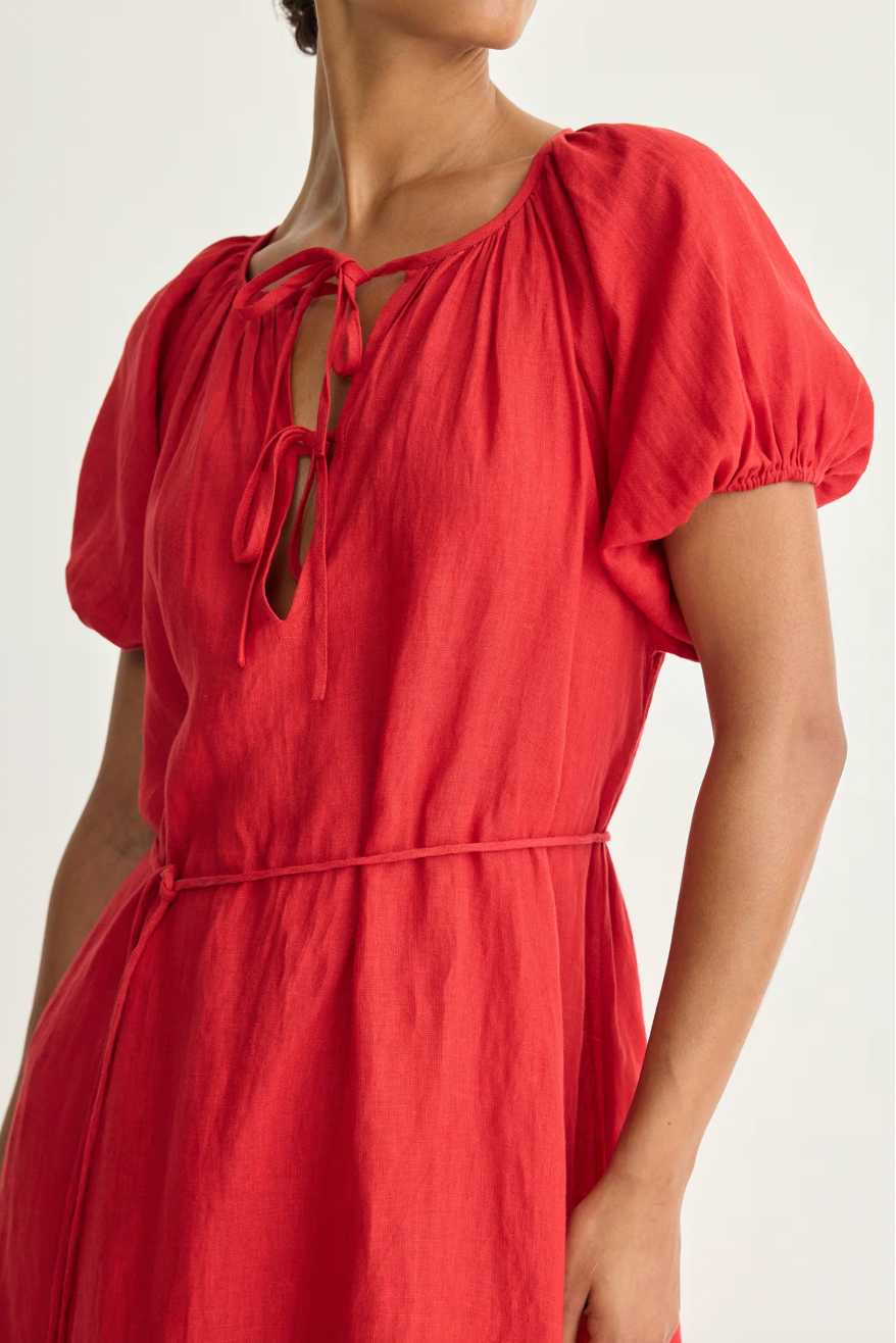 Dita Front Tie Maxi Dress