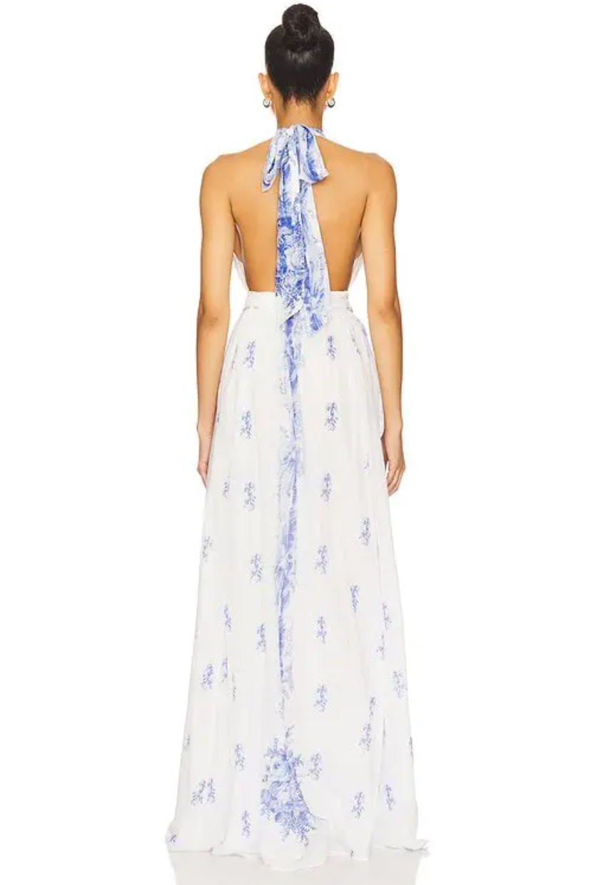 Lilah Dress Victorian Blue