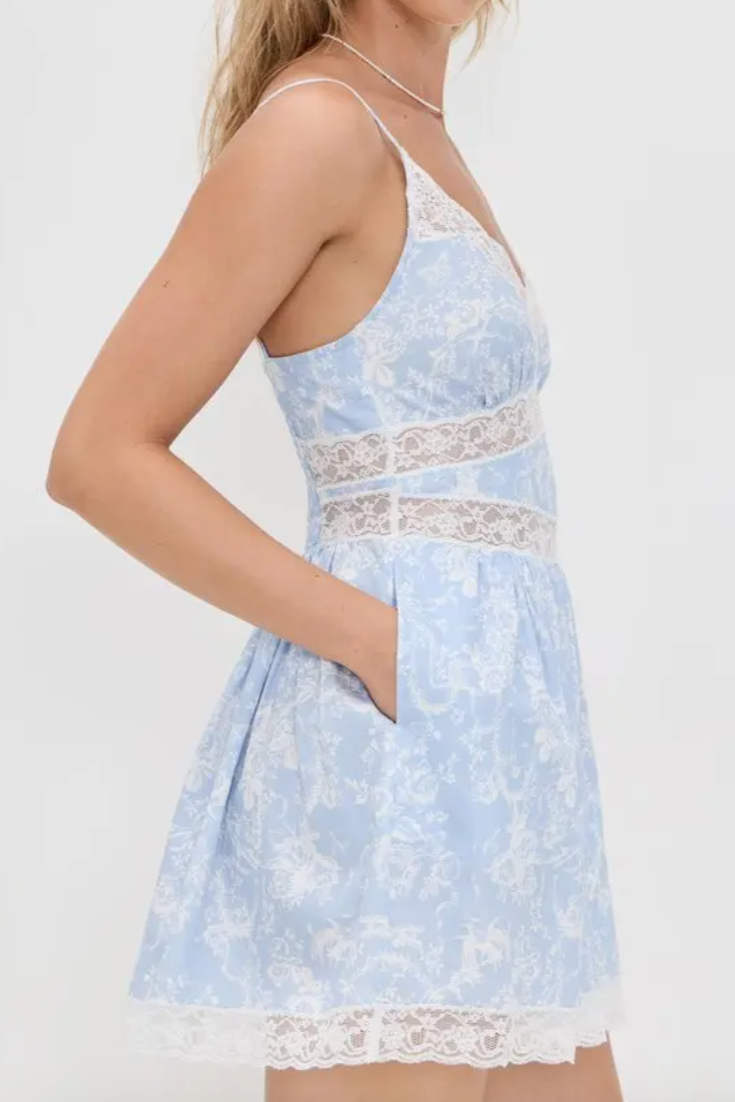 Ressie Dress Blue Cove