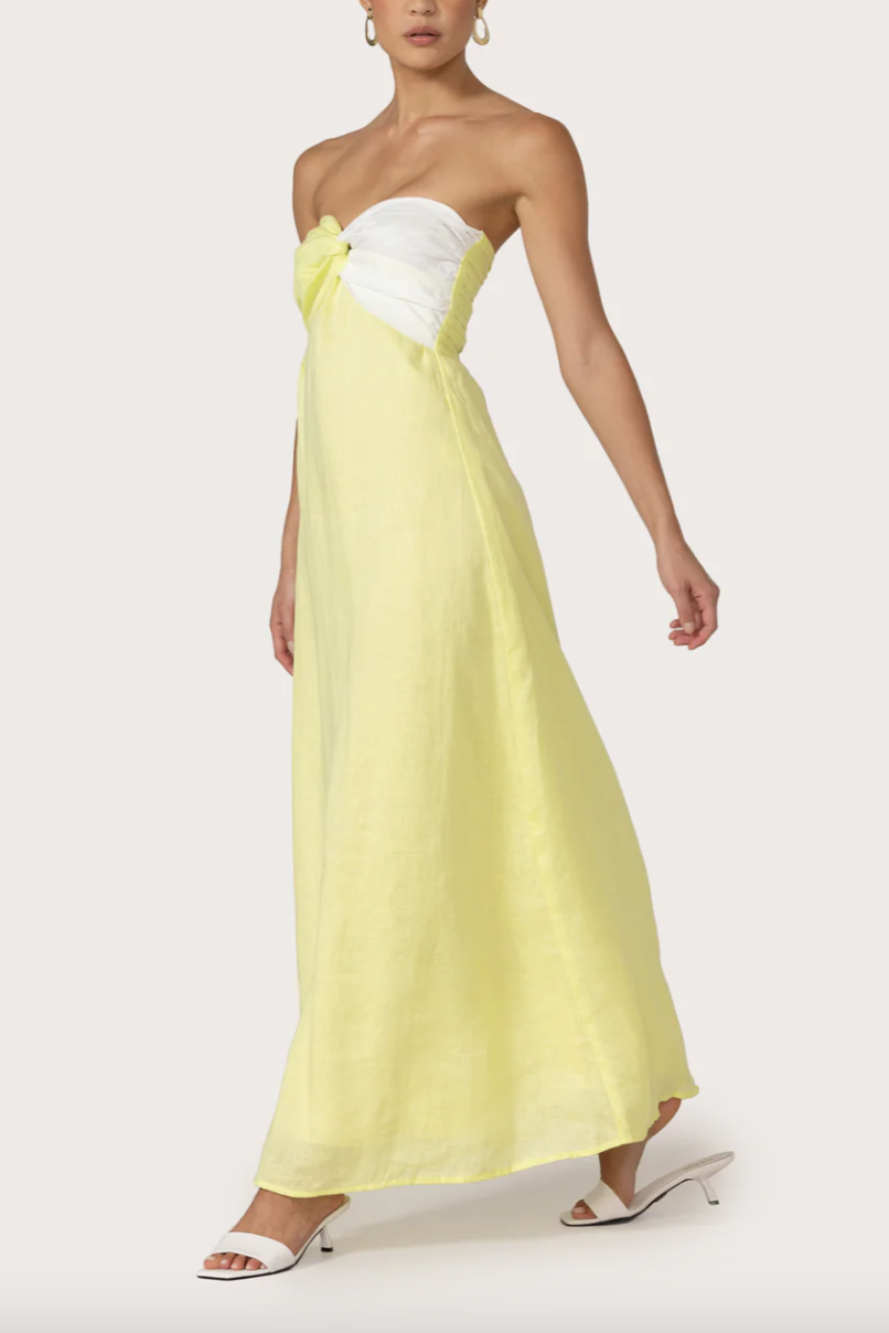 Melody Linen Maxi Dress