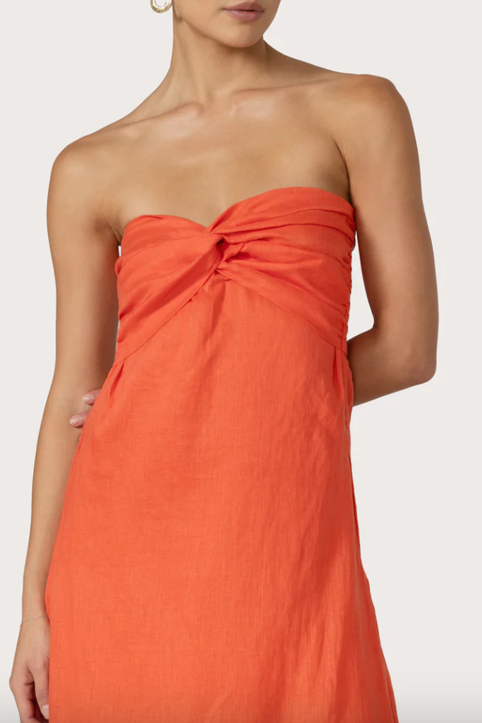 Melody Linen Maxi Dress