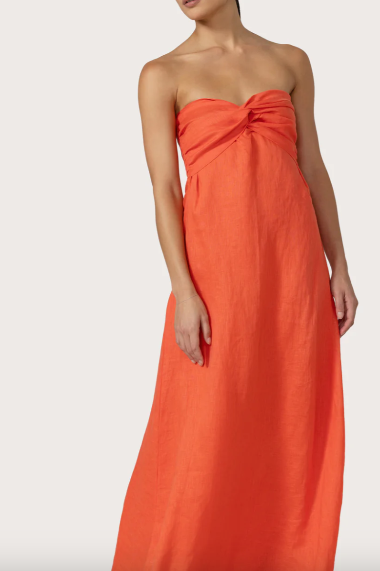 Melody Linen Maxi Dress