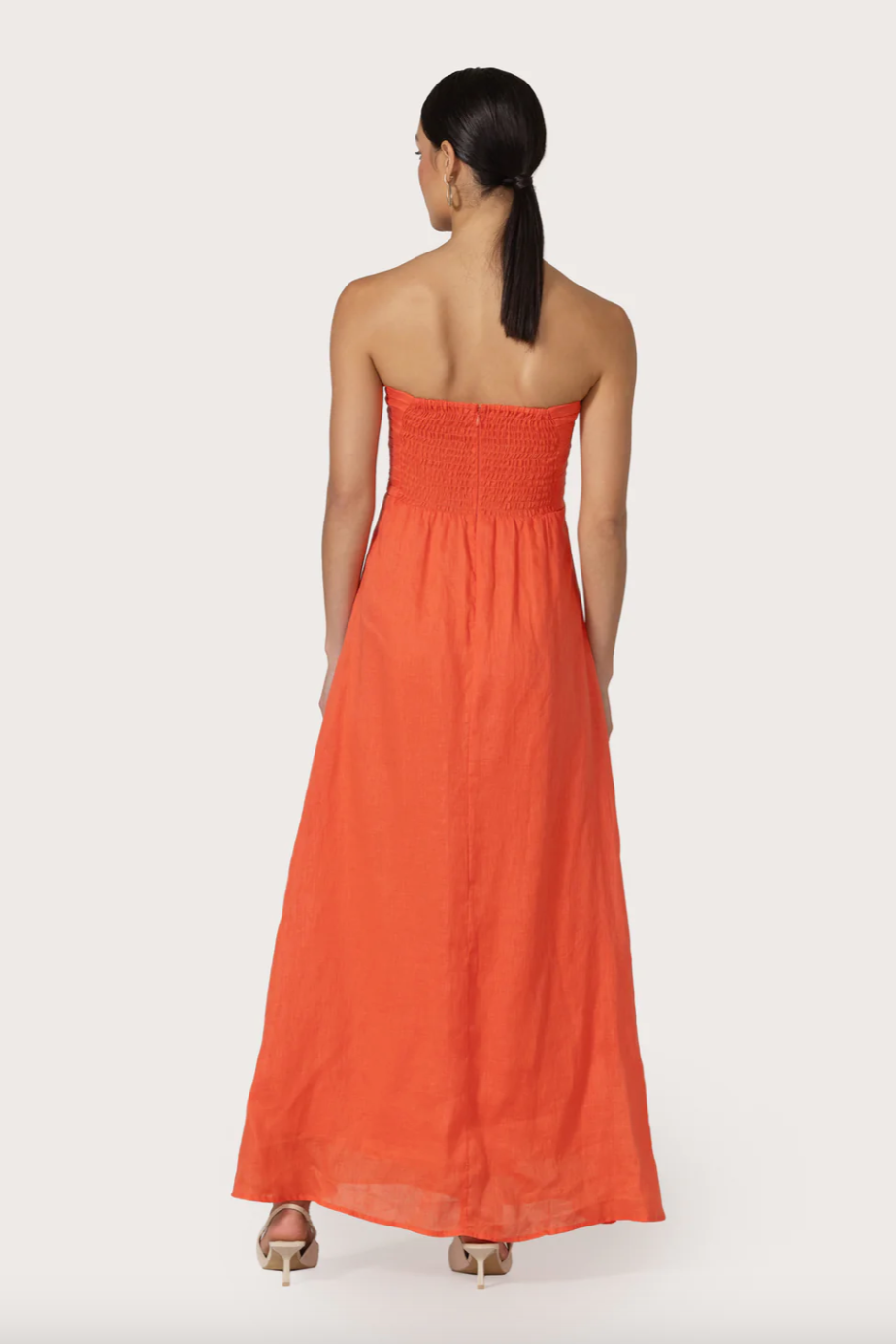 Melody Linen Maxi Dress