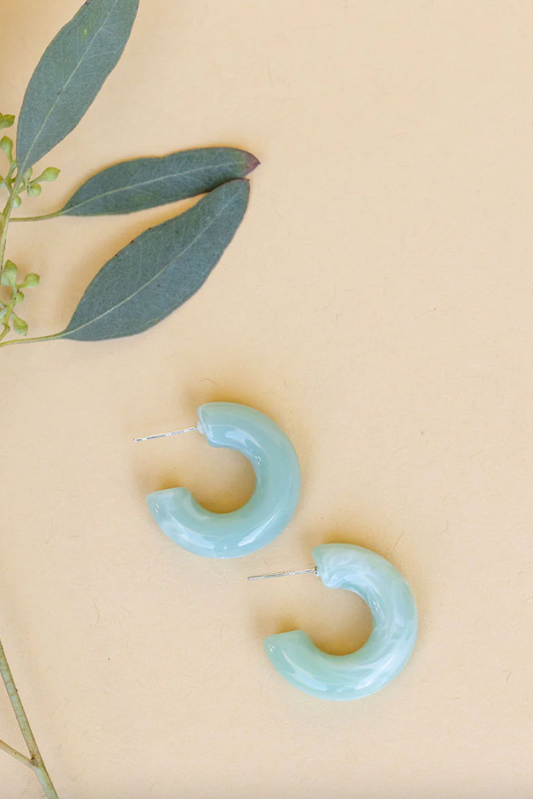 Salma earrings- Sage