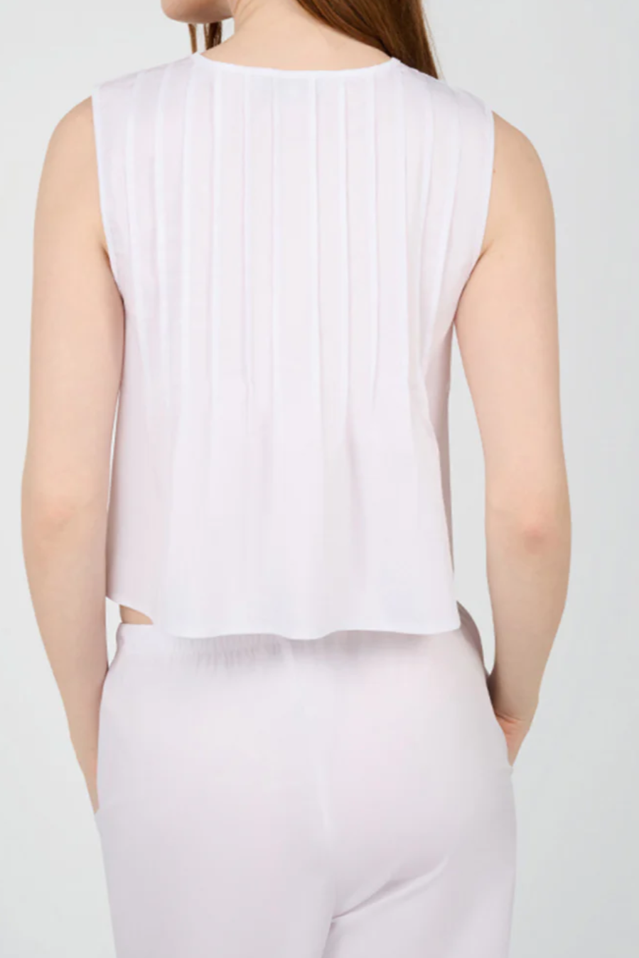 Tie Front Flare Top