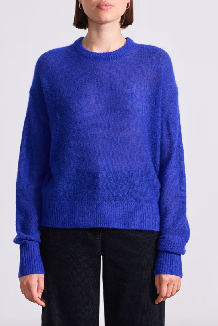 Softest Tissue Sweater- Cobalt