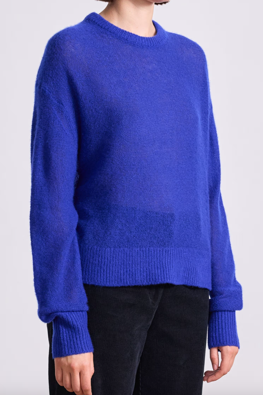 Softest Tissue Sweater- Cobalt