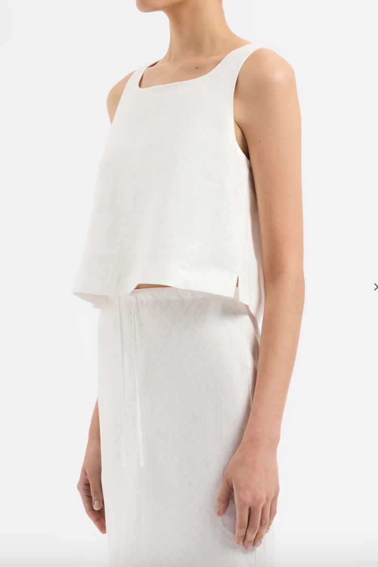 Thilda Linen Top
