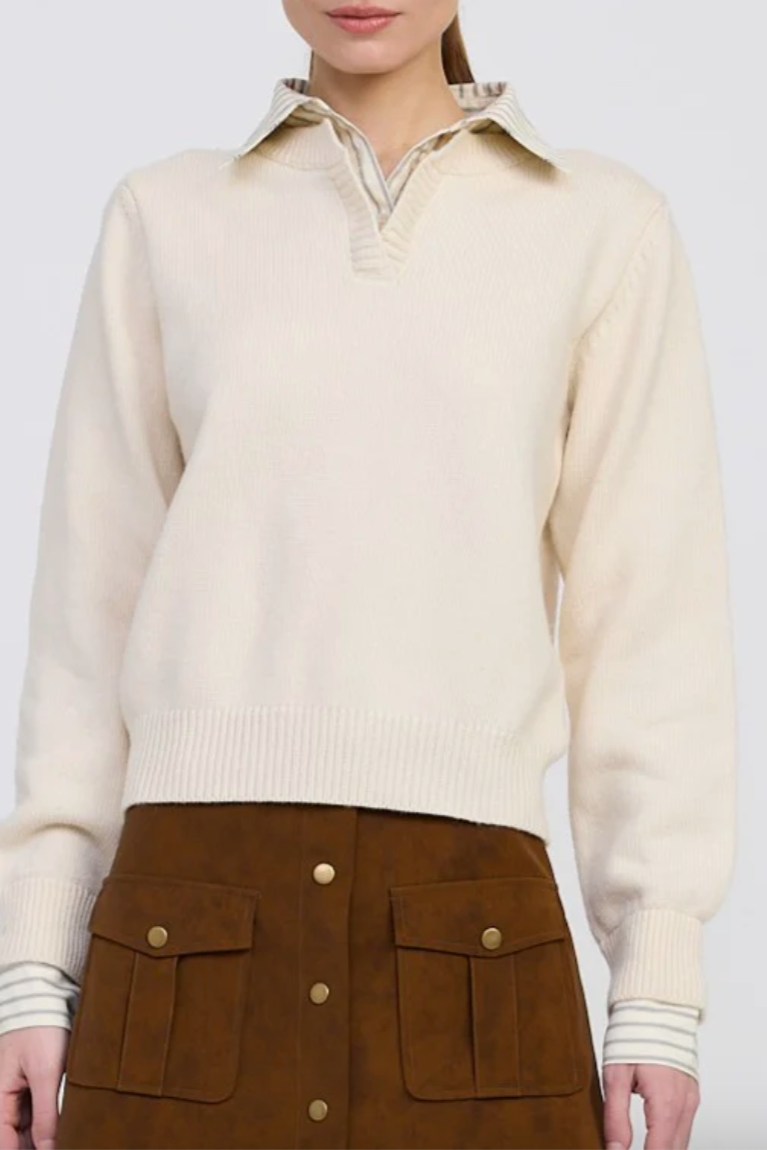 Azra Mixed Media Sweater