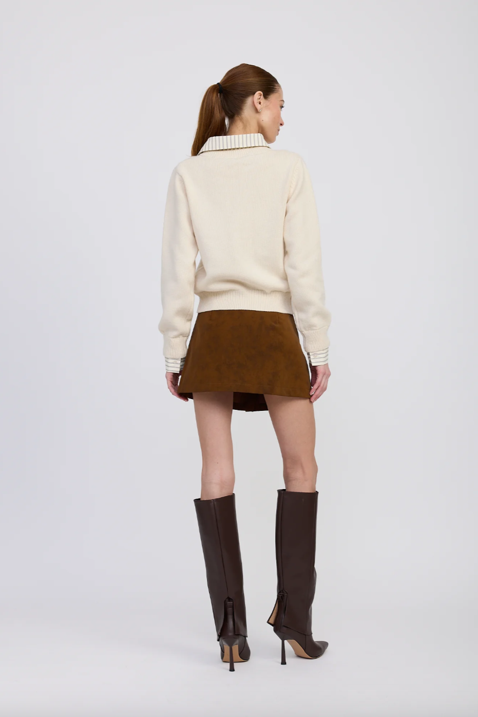 Azra Mixed Media Sweater