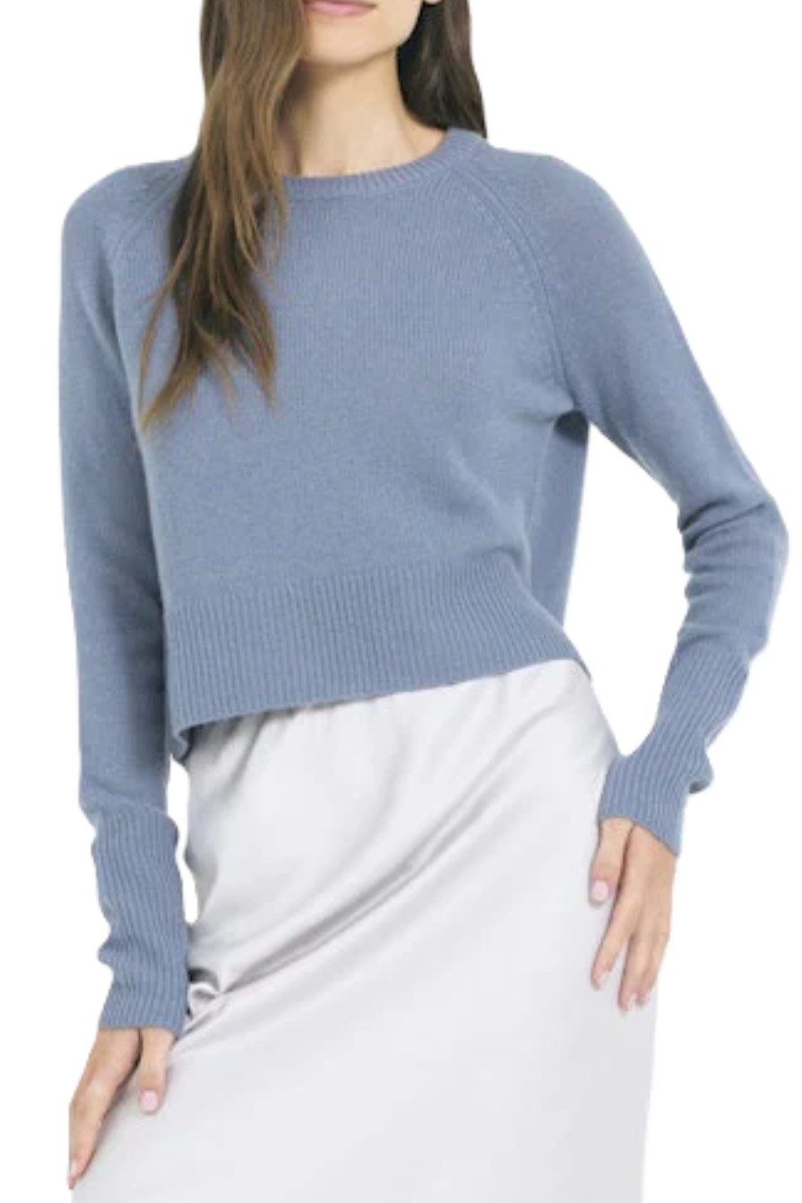 Blakely Cashmere Pullover - Cadet