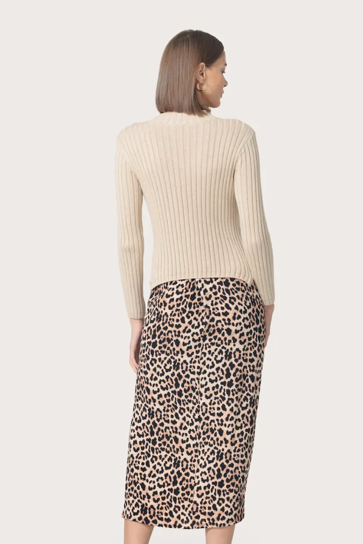 Cropped Sweater- Sand