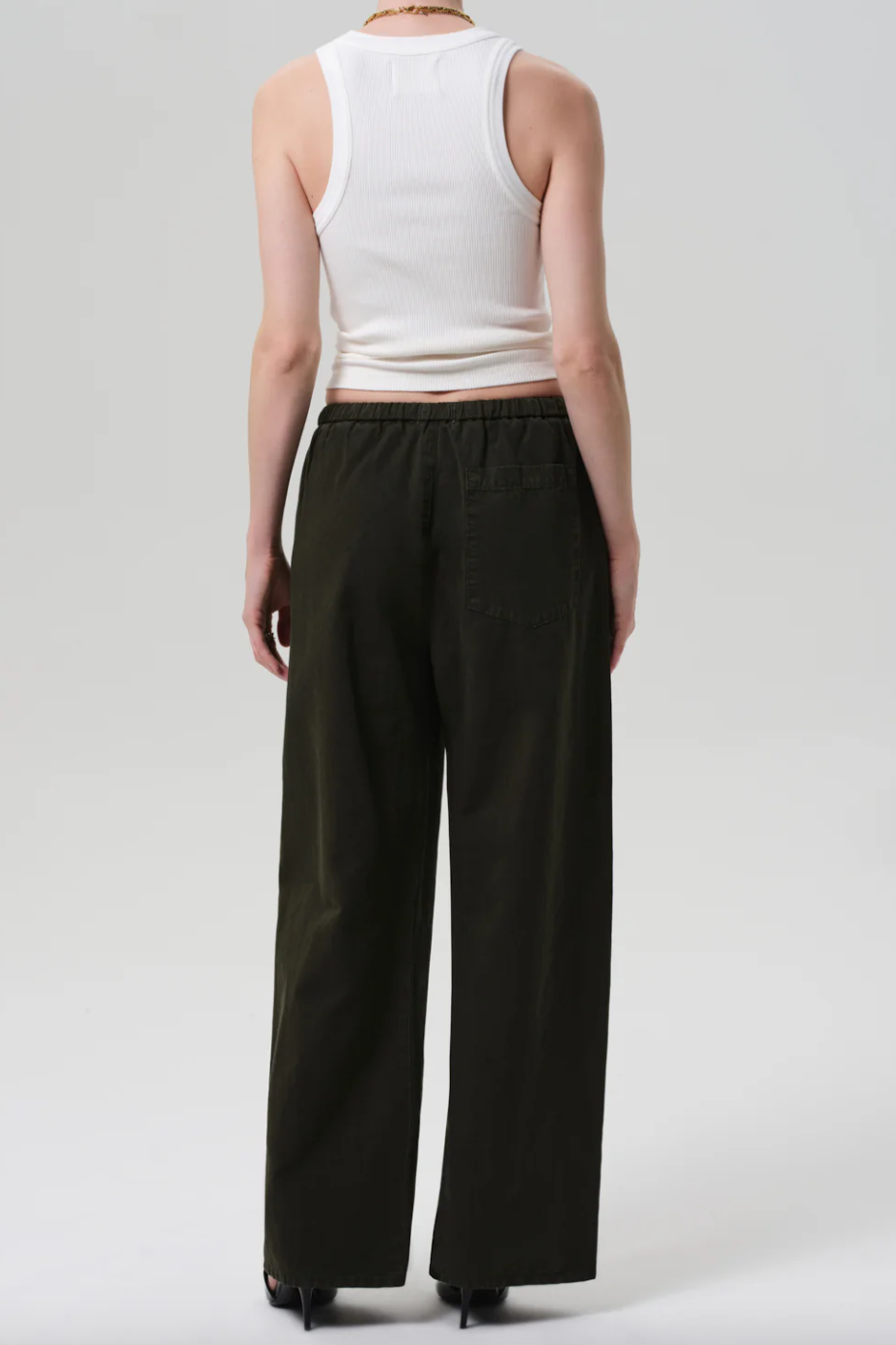 Aurora Pull on Pant in Moss