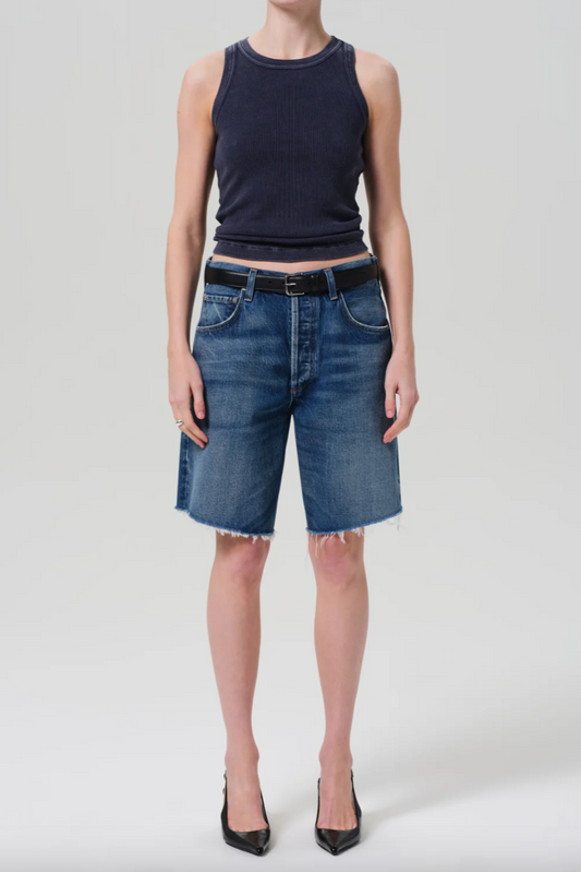 Isabel Rib Tank- Mineral Navy