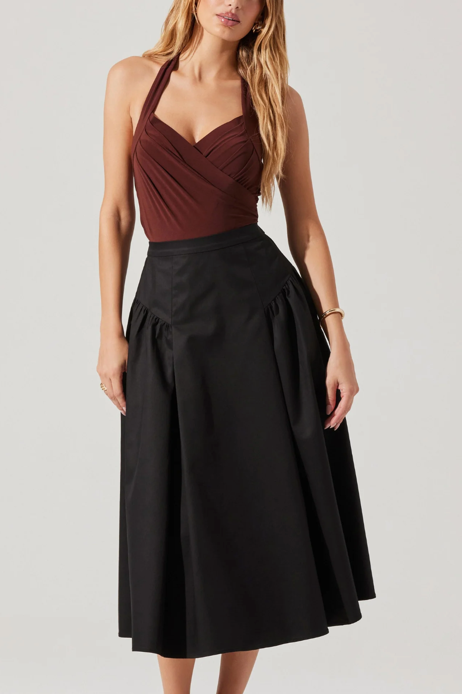 Dyanna Bodysuit - Chocolate Brown