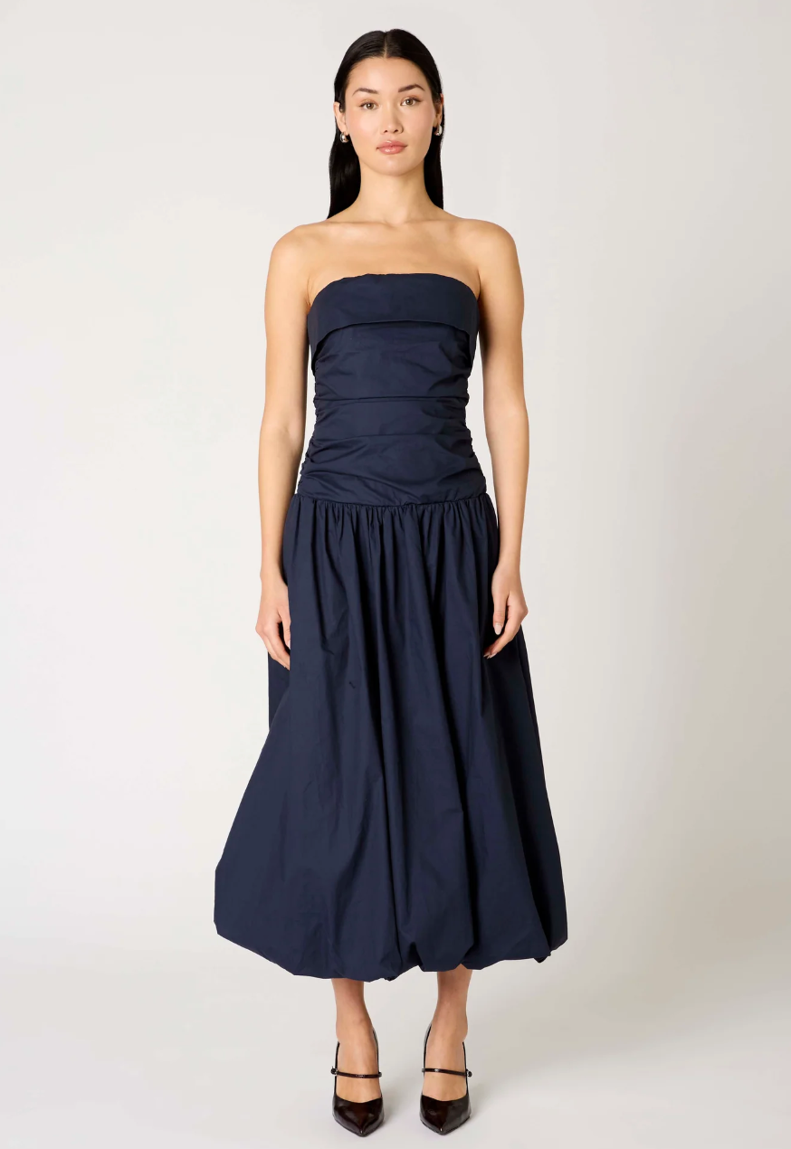 Freya Dress - Navy