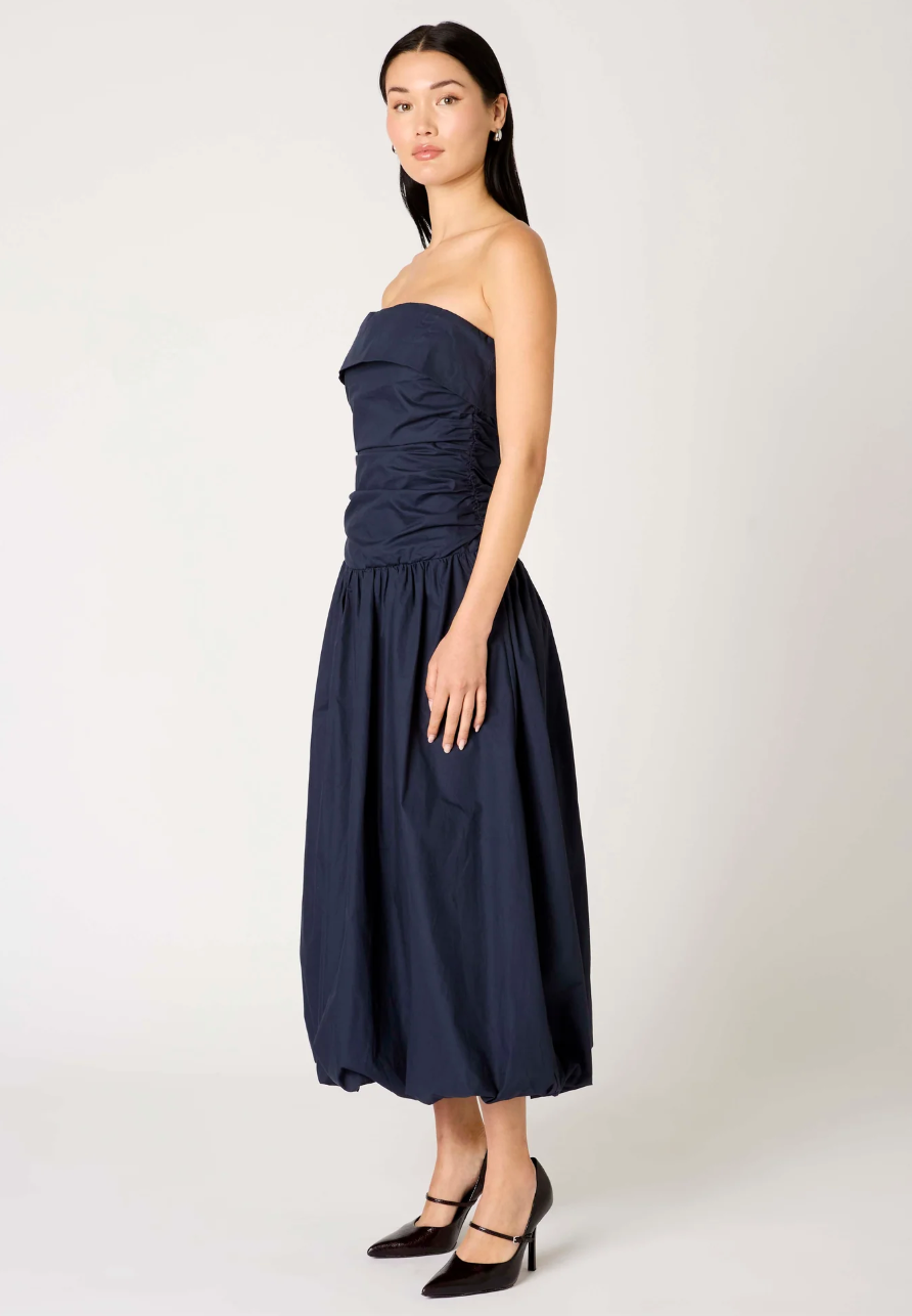 Freya Dress - Navy