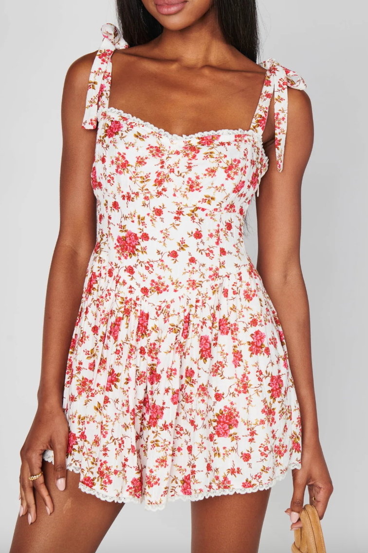Regal Romper- Southern Roses