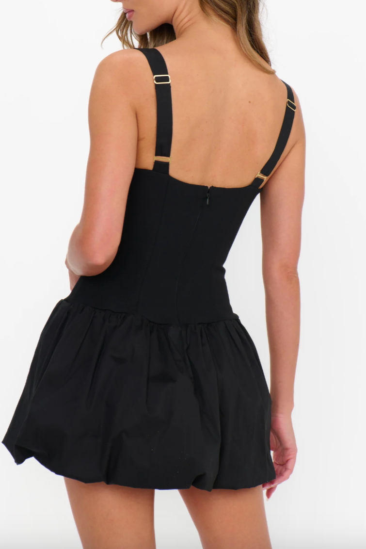 Marlo Mini Dress- Black