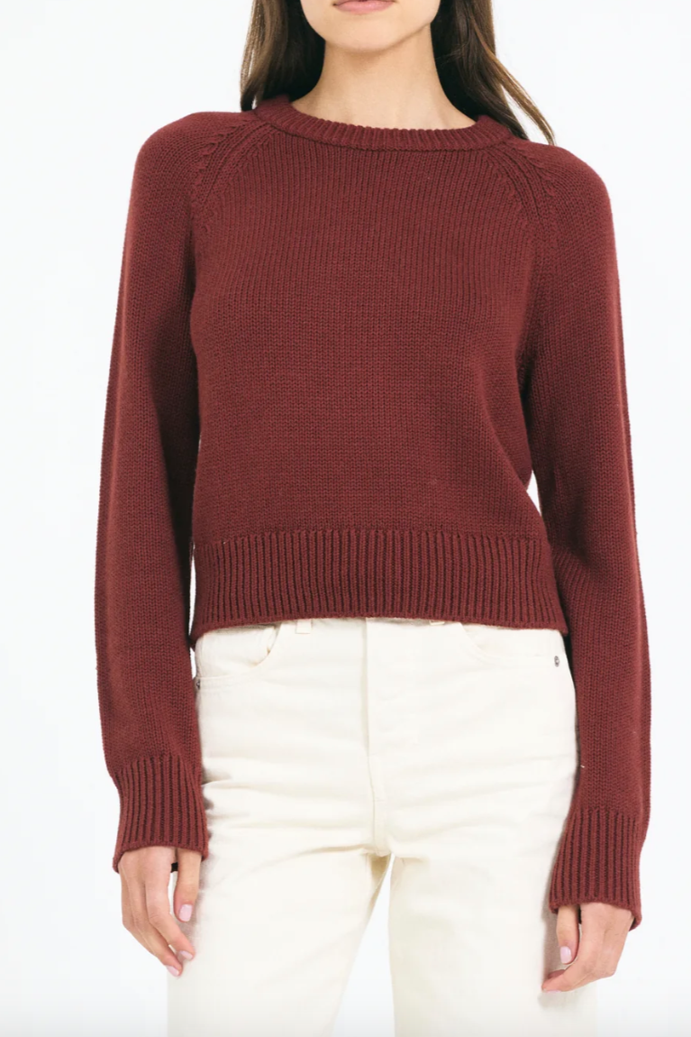 Lewes Crewneck - Currant