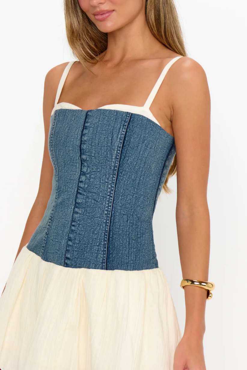 Tiffany Skort Dress - Denim