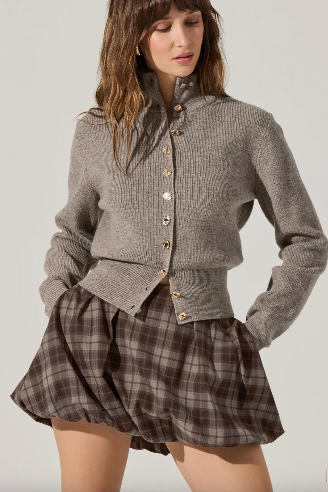 Tawni Cardigan - Taupe