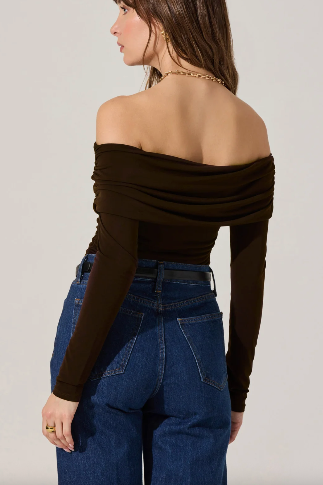 Datia Top - Brown